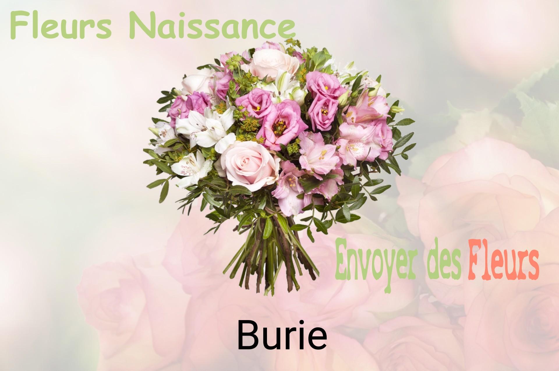Bouquet de fleurs de naissance livré à Burie
